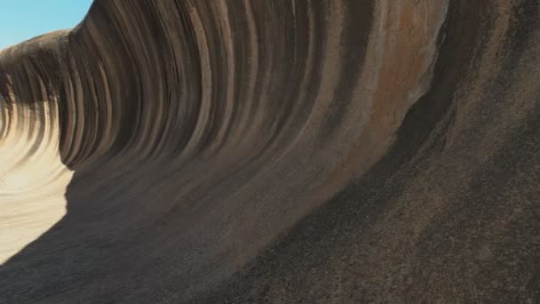 Close Panning Tiro Esquerdo Formação Rocha Oeste Austrália Conhecido Como — Vídeo de Stock