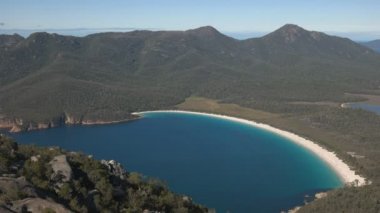 freycinet milli parkı mt amos gelen wineglass defne orta atış