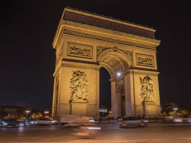 ark de triomphe de letoile eğik bir görünüm