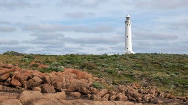 day shot of cape leeuwin lighthouse in western australia clipart
