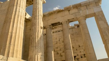 atina'da akropolis de erechthion sütunları