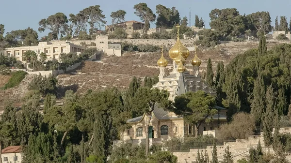 Tiro de la iglesia de Mary Magdalene en jerusalem — Foto de Stock