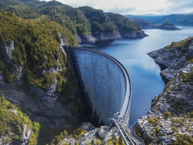 güney batı Tazmanya strathgordon hidroelectic baraj