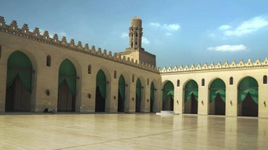 Kahire'de al hakim camii avlusu, Mısır