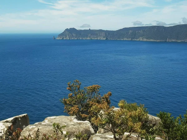 Tazmanya cape hauy parçadan cape sütun görünümü — Stok fotoğraf