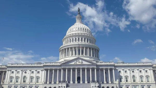 Primer plano del lado este del edificio del capitolio de los Estados Unidos en Washington DC — Foto de Stock