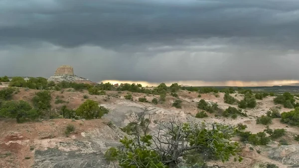 Weite Sicht auf Sturm und Tief in der Nähe von Seite, az — Stockfoto