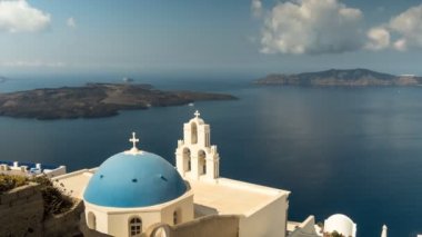fira, santorini ünlü üç çan