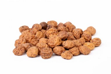 Beyaz arka planda kaplan.