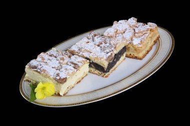 Peynir, haşhaş tohumu, elma ile Bölgesel Lehçe geleneksel şekerleme.