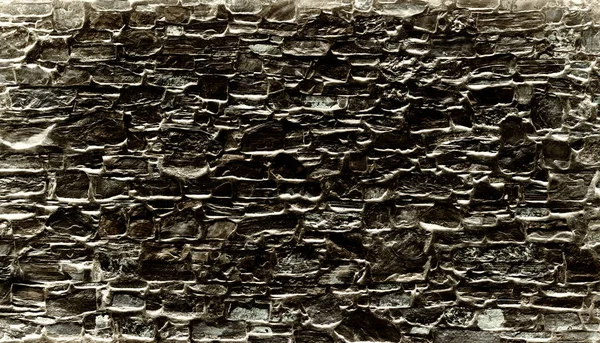 Muro Pietra Naturale Grigio Molto Vecchio — Foto Stock