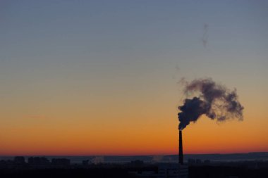 Co2 gökyüzünde yazma baca duman