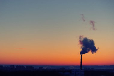 Co2 gökyüzünde yazma baca duman