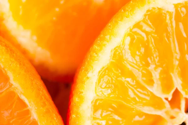 Orange Fruit Macro Shot Oranges Extreme Close — Stock Photo, Image