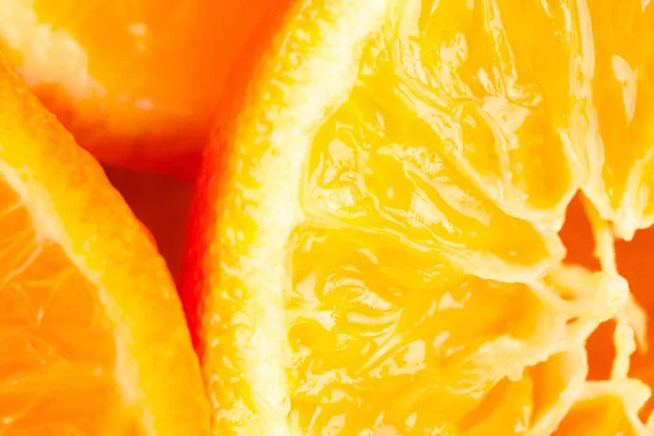Orange Fruit Macro Shot Oranges Extreme Close — Stock Photo, Image