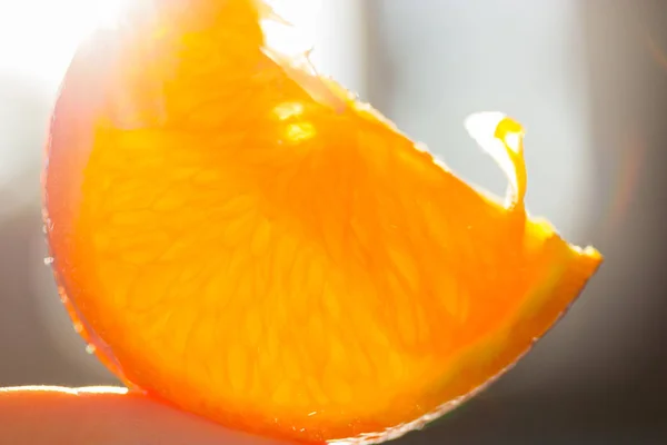 Orange Fruit Macro Shot Oranges Extreme Close — Stock Photo, Image