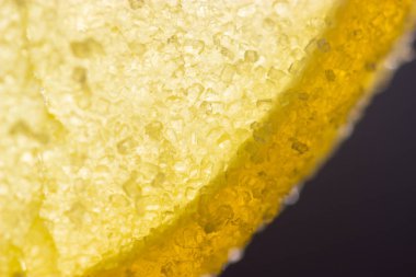 şeker ile marmelat. yakın çekim. makro çekim