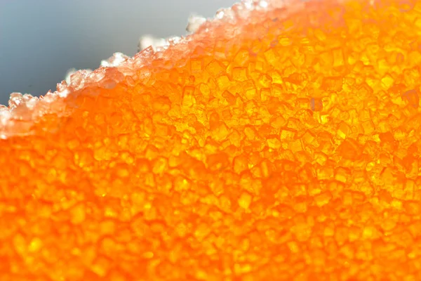 Marmelada Com Açúcar Fecha Tiro Macro — Fotografia de Stock