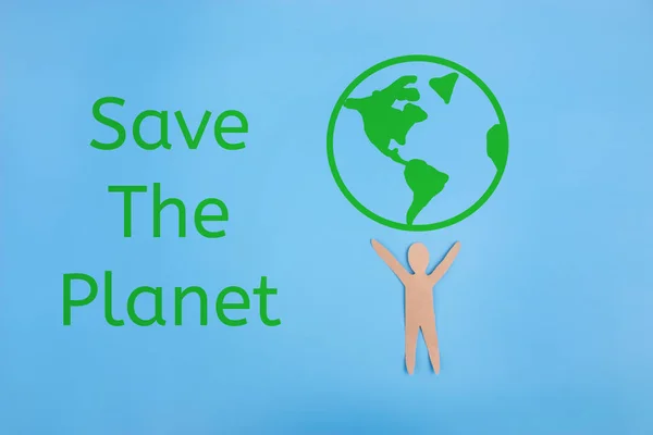 Salvar Mundo Salvar Concepto Vida Gente Sosteniendo Tierra —  Fotos de Stock