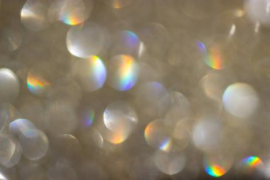 siyah arka plan üzerine ışıkların bokeh. bulanıklık