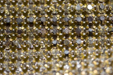 Arka plan olarak Kristal Rhinestones tuval