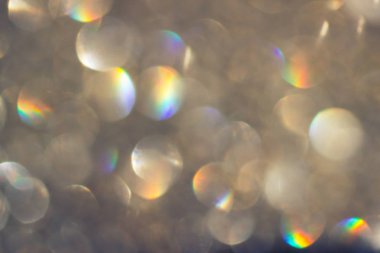 siyah arka plan üzerine ışıkların bokeh. bulanıklık