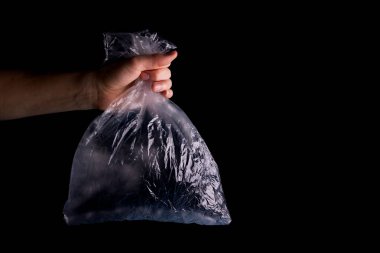 Kirliliği sorunu kavramı, hayır demek için plastik torbalar