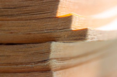 eski kitap sayfaları makro bir arka plan olarak