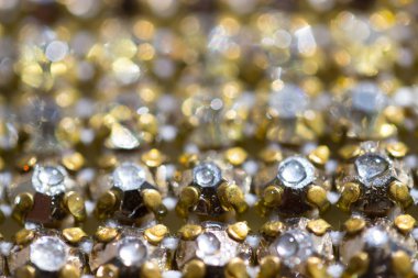 Arka plan olarak Kristal Rhinestones tuval