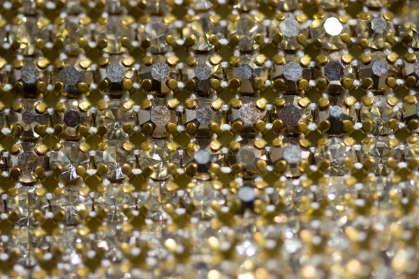 Arka plan olarak Kristal Rhinestones tuval