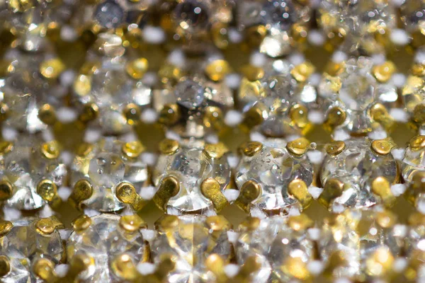 Lienzo Diamantes Imitación Cristal Como Fondo —  Fotos de Stock