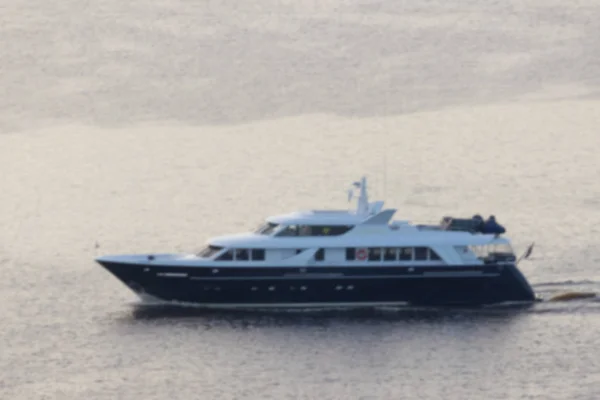 Lyxyacht Vatten Suddiga Bilden — Stockfoto