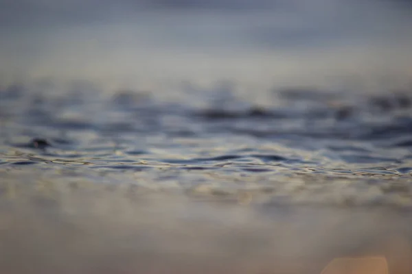 Image Floue Des Vagues Dans Soleil Chaud — Photo