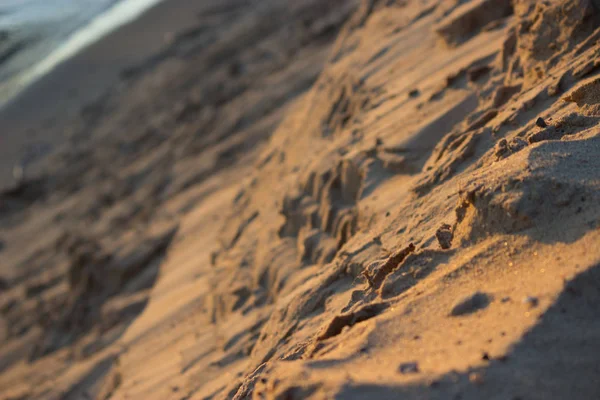 Areia Deserto Uma Bela Formas Texturas — Fotografia de Stock