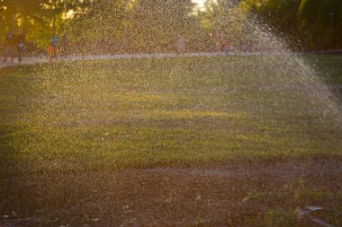 Yağmurlama yükleme yakın çekim