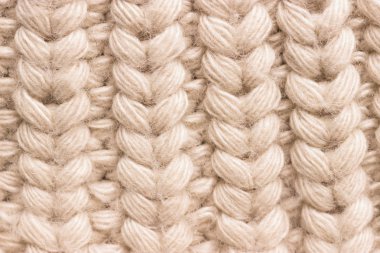 Örgü yün kazak Close-up. gri renkli