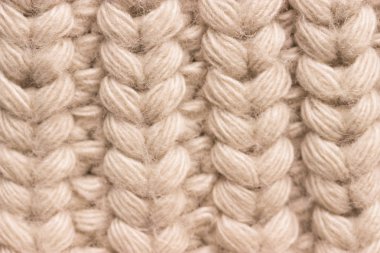 Örgü yün kazak Close-up. gri renkli