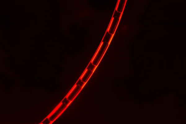 Red Blood Cells Close Vein Dark Background — Stock Photo, Image