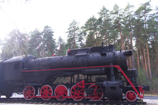 Old Retro Train Railroad Toned Image — Stock Photo, Image