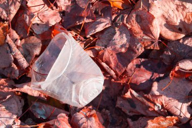 A dikkatsizce plastik fırlatıp