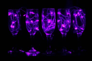 Şampanya ile gözlük