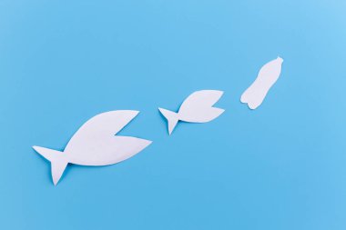 Plastik konsept görüntü yemek