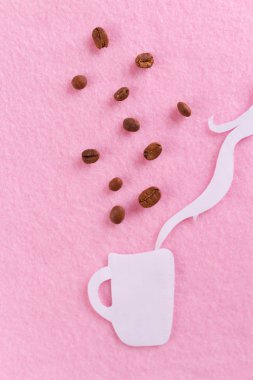 düz yatıyordu görüntü kahve Kupası