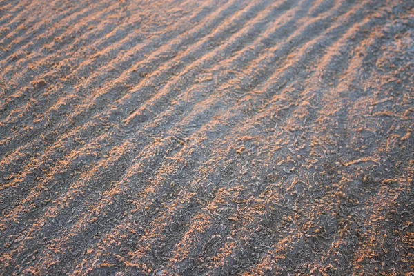 Sable volcanique brun foncé — Photo