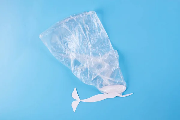 Okyanus plastik kirliliği sorunu. — Stok fotoğraf