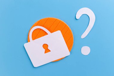 Soru işaretiyle kilit simgesini kapatma