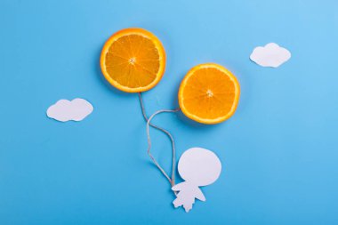 turuncu mavi arkaplan