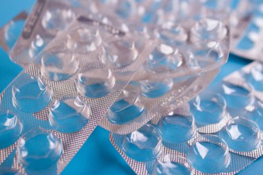 birçok boş tablet paketleri