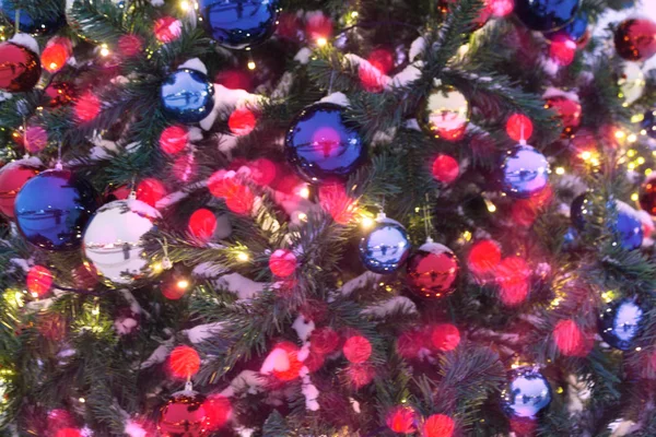 Sluiten van kerstboom — Stockfoto