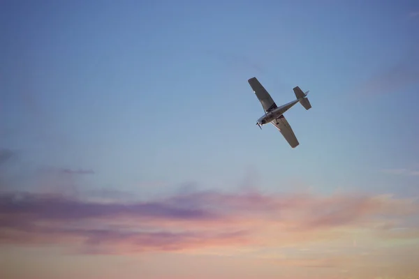 Plane in the air — Stock Photo, Image